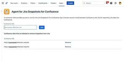 Access Agent for Jira Snapshots for Confluence — Atlassian plugin