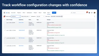 Advanced Audit Log for Jira — Atlassian plugin