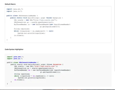 Advanced Code Block for Confluence — Atlassian plugin