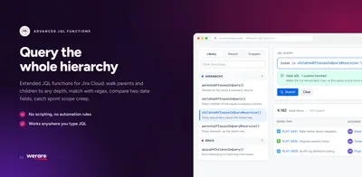 Advanced JQL Functions (Forge) — Atlassian plugin