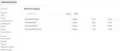 Advanced Logging for Bitbucket — Atlassian plugin