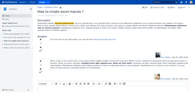 Advanced Questions For Confluence — Atlassian plugin