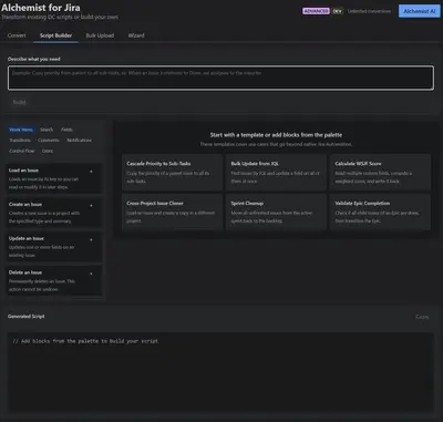 Alchemist for Jira — Atlassian plugin