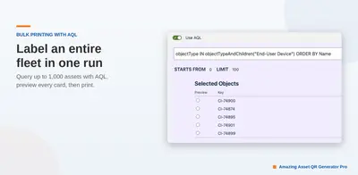 Amazing Asset QR Generator Pro — Atlassian plugin