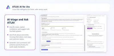 ATLAI: AI for Jira — Atlassian plugin