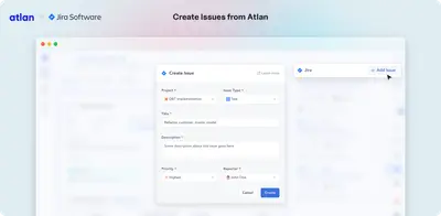 Atlan for Jira Data Center — Atlassian plugin