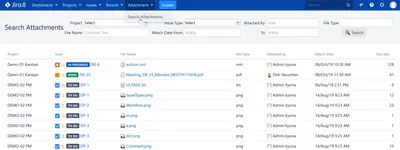 Attached quick finder — Atlassian plugin