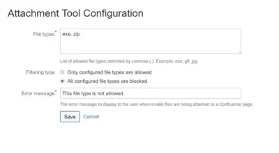 Attachment Filter Tool — Atlassian plugin