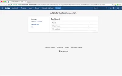 Automatic Subtasks — Atlassian plugin