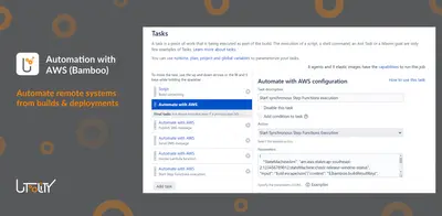 Automation with AWS (Bamboo) — Atlassian plugin