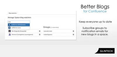 Better Blogs for Confluence — Atlassian plugin
