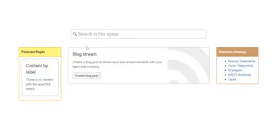 Blueprints for Business Strategy — Atlassian plugin