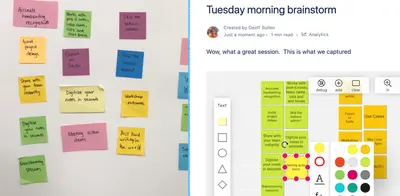 Brainstorm Boards : handwriting, sticky notes, and diagrams — Atlassian plugin