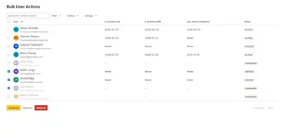 Bulk User Actions — Atlassian plugin