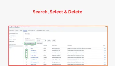 Bulk User Delete for Jira — Atlassian plugin