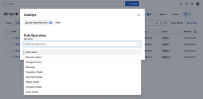 BulkOps for Jira — Atlassian plugin