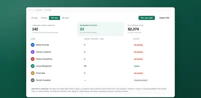 Cadence: License Management & Inactive Users for Jira — Atlassian plugin