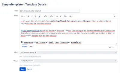 Canned Issues — Atlassian plugin