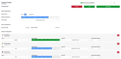 Capacity Tracker — Atlassian plugin