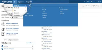 Categorise spaces — Atlassian plugin