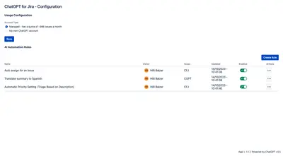 ChatGPT for Jira — Atlassian plugin