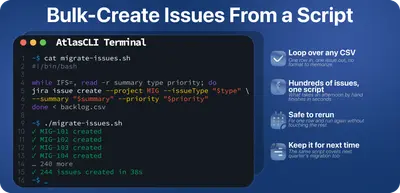 CLI for Jira — Atlassian plugin