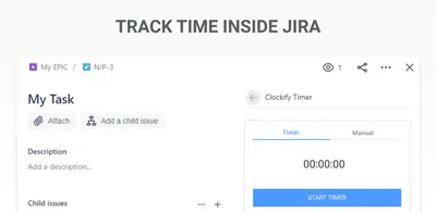 Clockify: Time Tracking & Timesheet — Atlassian plugin
