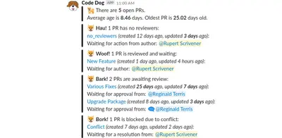 Code Dog for Slack — Atlassian plugin