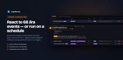 CogniRunner — Atlassian plugin