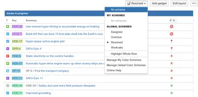 Colors for Jira by Tempo - JQL-Based Highlighting in Jira — Atlassian plugin