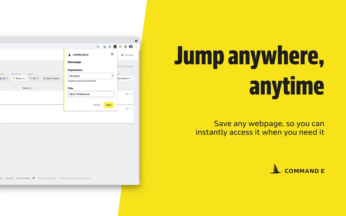 Command E for Jira — screenshot from the Atlassian Marketplace listing