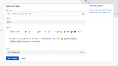 Community Questions for Confluence — Atlassian plugin