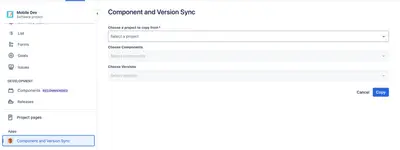 Component and Version Sync for Jira — Atlassian plugin