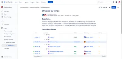 Confluence Helper for Structure — Atlassian plugin