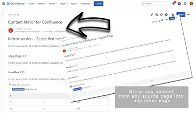 Content Mirror for Confluence — Atlassian plugin