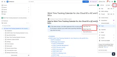 Copy Pages Tree for Confluence — Atlassian plugin