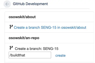 Create GitHub Branches from Jira — Atlassian plugin