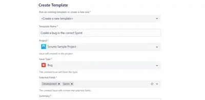 Create Issues Fast — Atlassian plugin