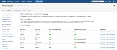 CRM Salesforce Integration for Jira — Atlassian plugin