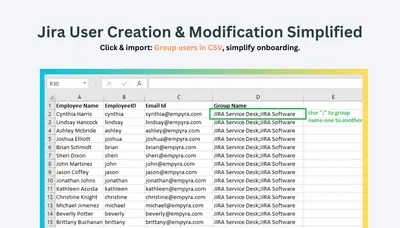 CSV User Importer for Jira — Atlassian plugin