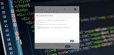 Custom HTML, CSS & JavaScript Macro — Atlassian plugin