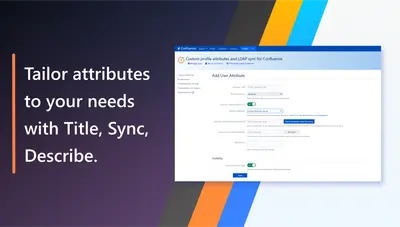 Custom profile attributes and LDAP sync for Confluence — Atlassian plugin