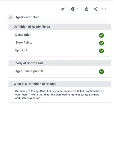 Definition of Ready — Atlassian plugin