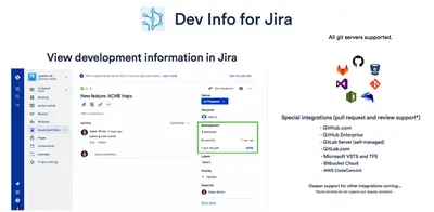 Dev Info for Jira — Atlassian plugin