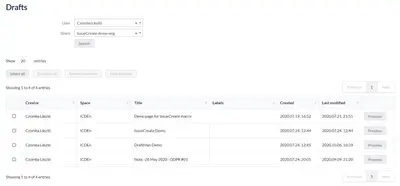 DraftMan for Confluence — Atlassian plugin
