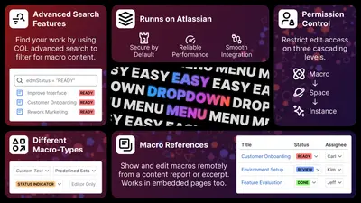 Easy Dropdown Menu (Drop down selection) — Atlassian plugin