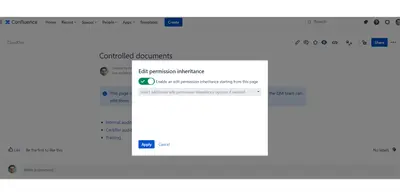 Edit Permission Inheritance — Atlassian plugin