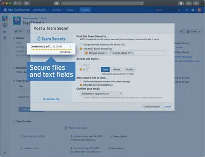Encryption, Security & 2FA for Jira — Atlassian plugin