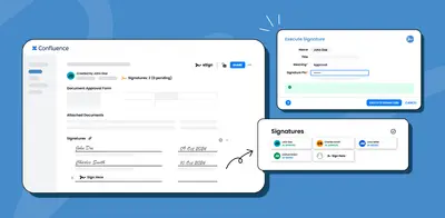 eSign Signatures for Confluence — Atlassian plugin