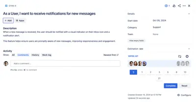 Estimation Panel for Jira — Atlassian plugin